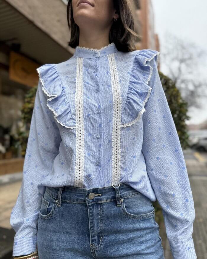 Blusa con Puntilla