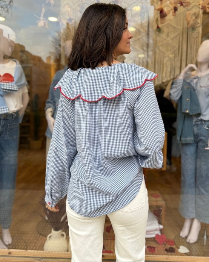 Blusa de Algodón Vichy - Imagen 3