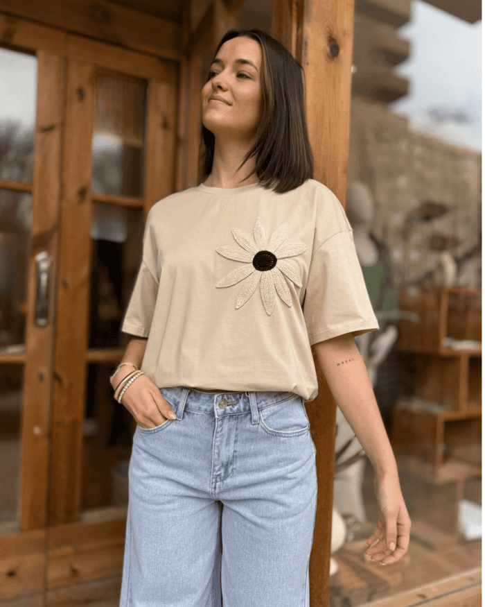 Camiseta Flor
