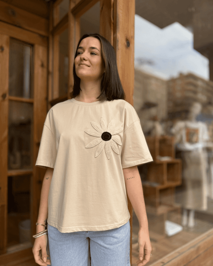 Camiseta Flor - Imagen 2
